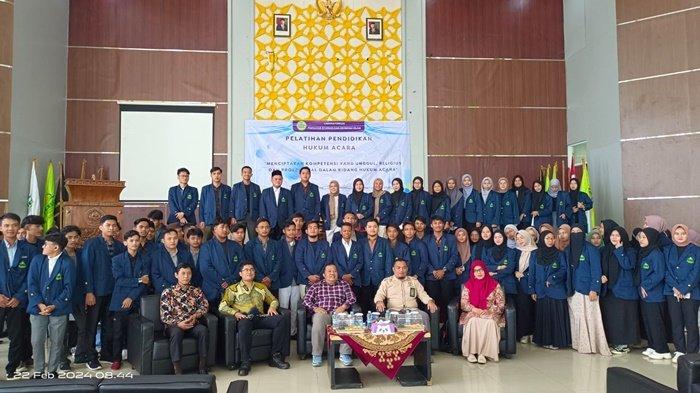 Laboratorium FSEI IAIN SAS Babel menggelar kegiatan Pelatihan Pendidikan Hukum Acara di Aula Gedung Terpadu IAIN SAS Babel, Kamis (22/02/2024)    Artikel ini telah tayang di BangkaPos.com dengan judul Laboratorium FSEI IAIN SAS Babel Gelar Pelatihan Pendidikan Hukum Acara Bagi Mahasiswa